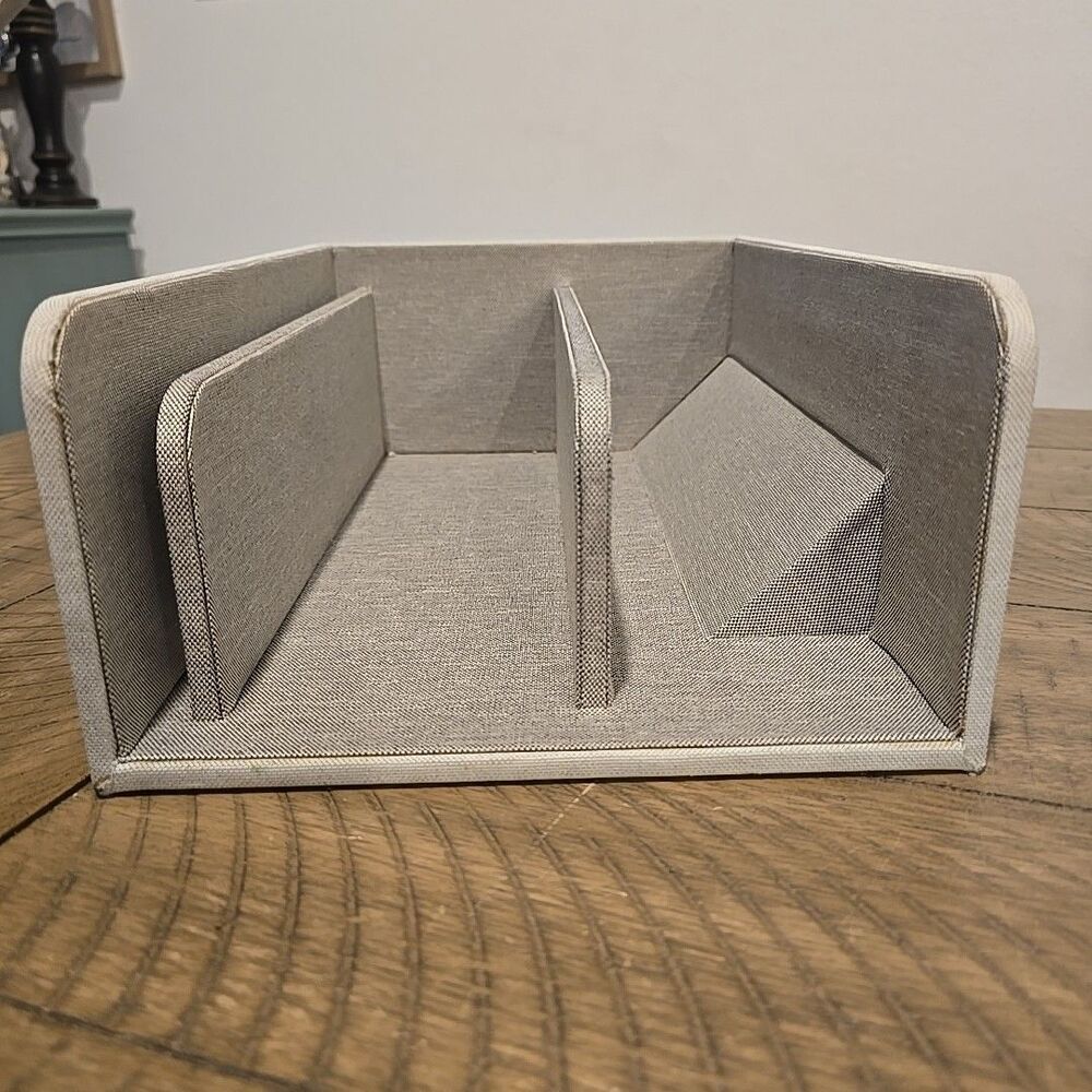 Caraway Baking Storage Bin Holder Organizer Cabinet Gray Kitchen Heavy Canvas
